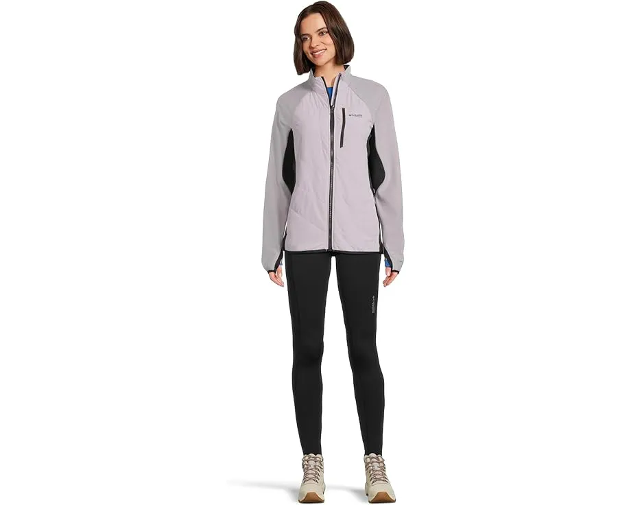 Куртка Columbia Arctic Crest Hybrid Full Zip с технологией Omni Heat Arctic и прорезями для большого пальца