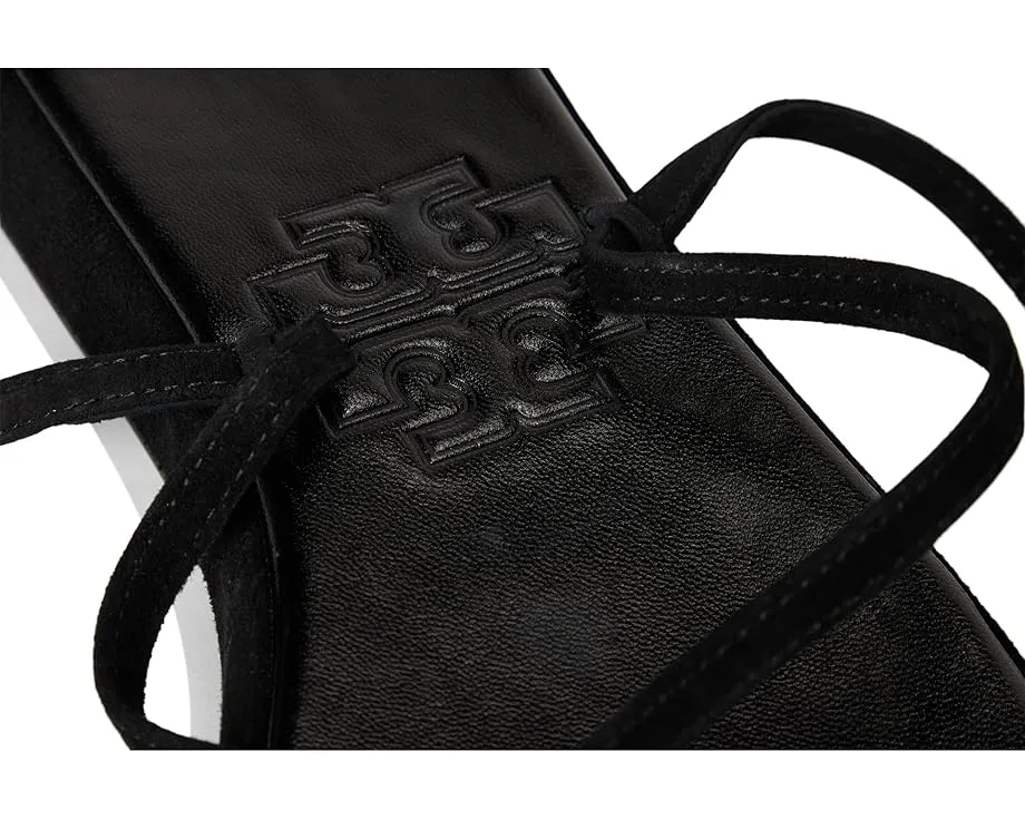 Tory Burch Сандалии Capri Wrap Up с мягкой замшей и регулируемыми ремешками