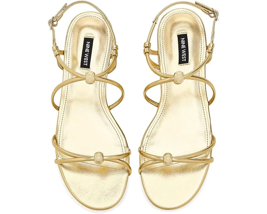 Сандалии Nine West Mariss на плоской подошве с переплетением бретелей и круглым носком