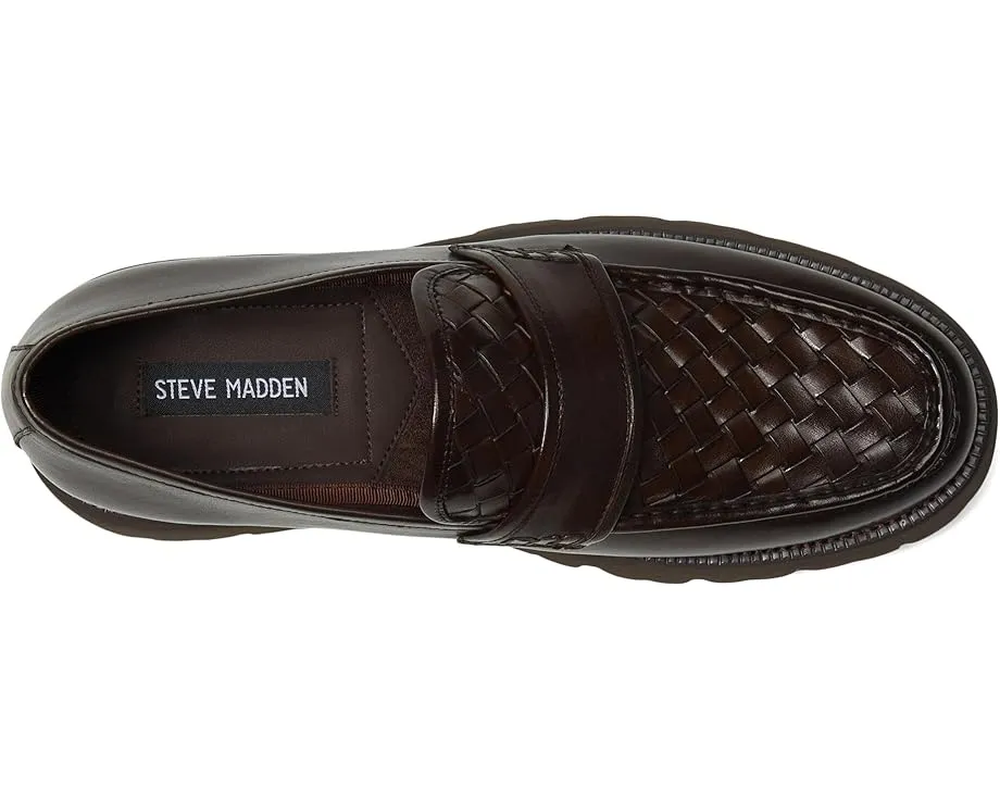 Мокасины Steve Madden Strandd с плетеной союзкой и массивным каблуком