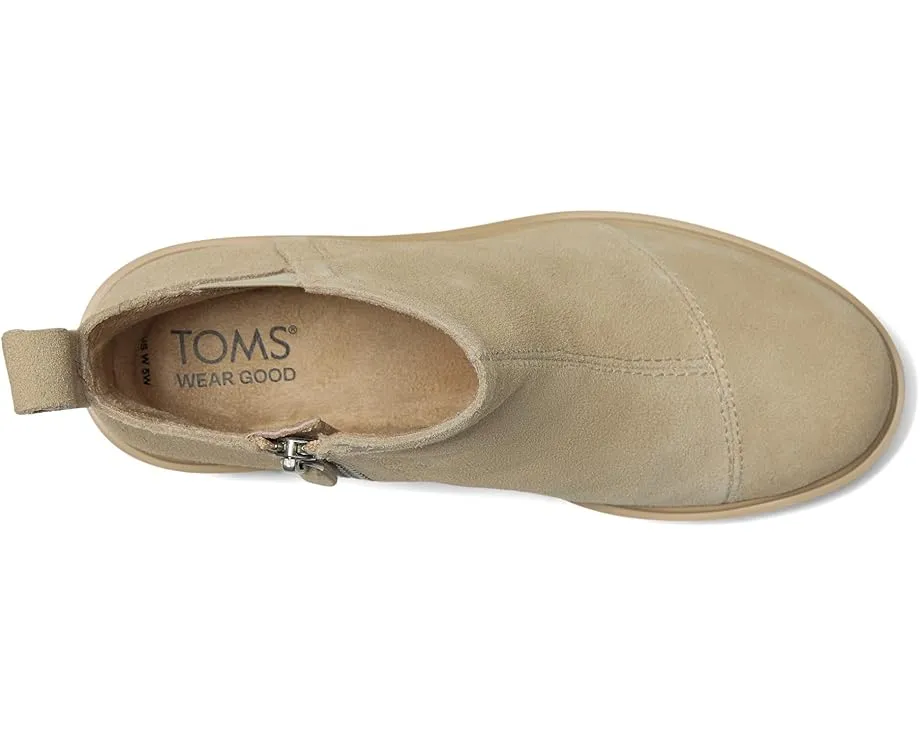 Ботинки TOMS Maude на платформе из замши с боковой молнией