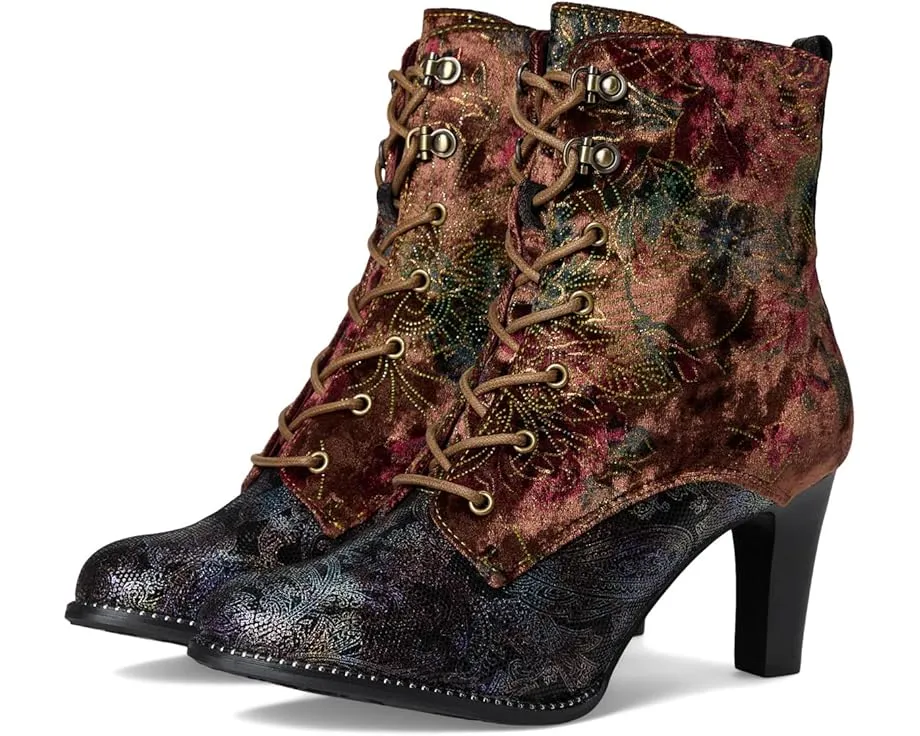 L'Artiste by Spring Step Ботильоны Stellar с вышивкой и каблуком 9 см