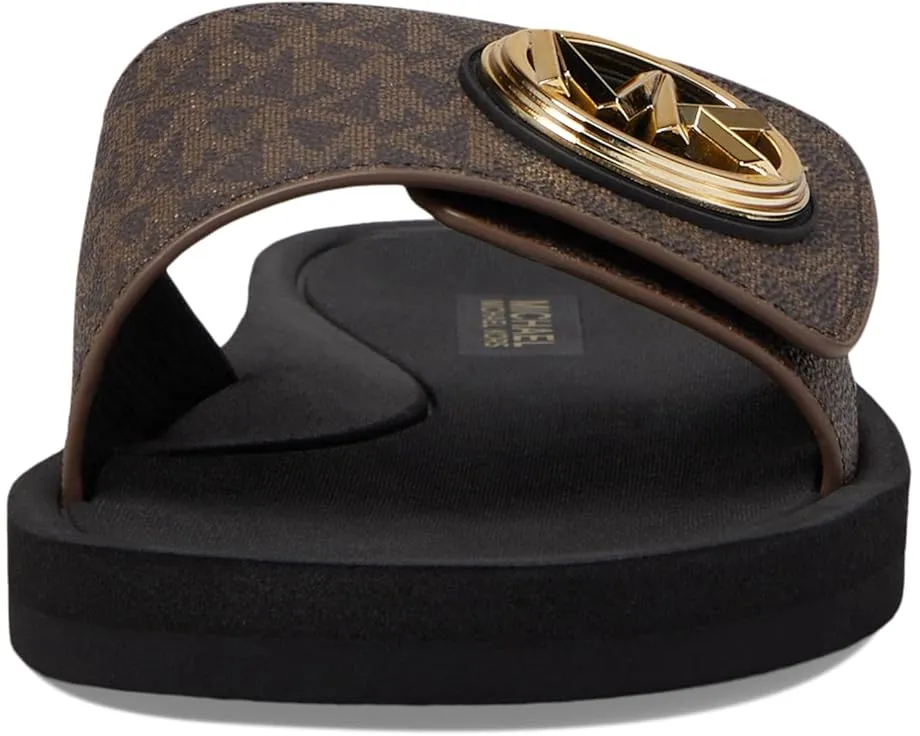 Сланцы MICHAEL Michael Kors с амулетом и мягкой стелькой