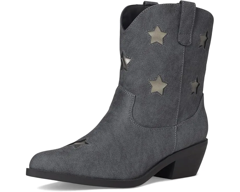 Ботильоны Underwood с острым носом и звездами на каблуке кубин