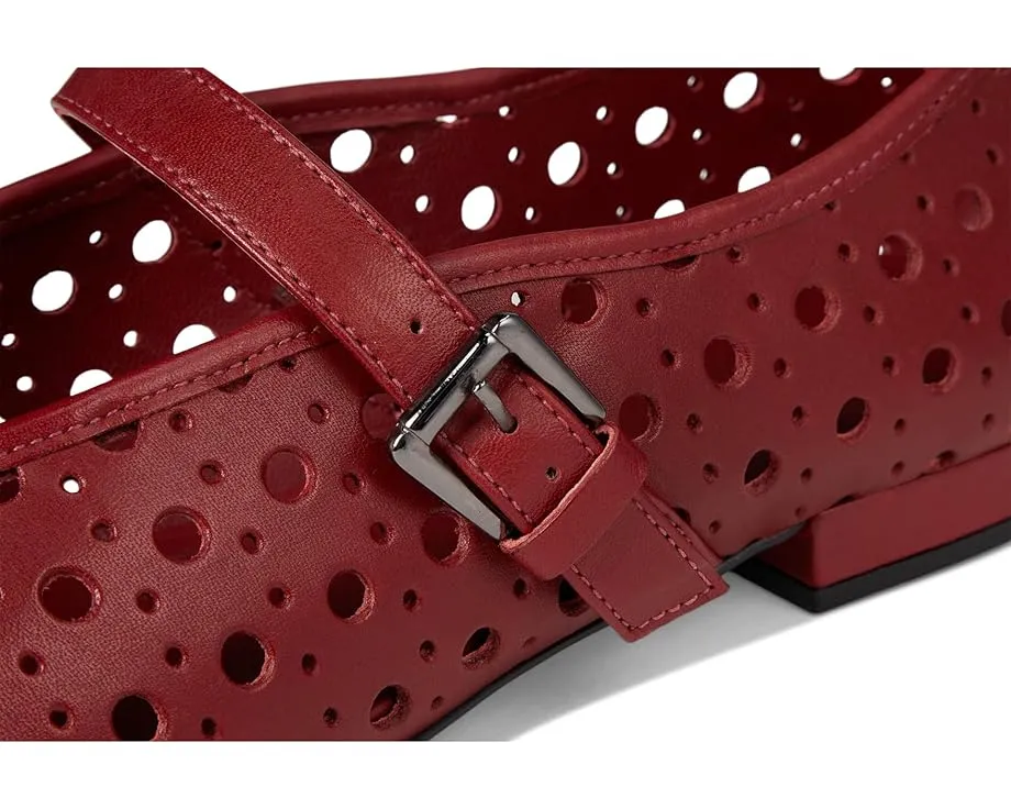 Балетки Bernardo Borden Perf с перфорированной кожей и круглым носком