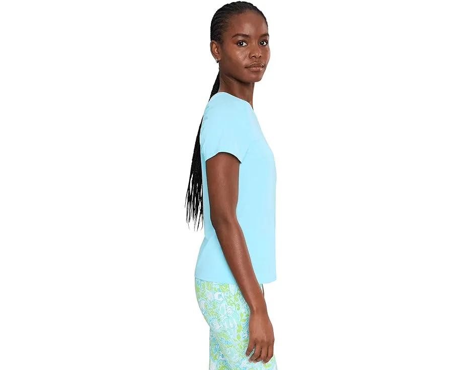 Белая футболка Bria Active Tee UPF 50+ от Lilly Pulitzer