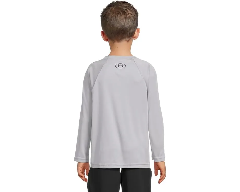 Under Armour футболка Tech Hybrid Print с длинным рукавом для детей