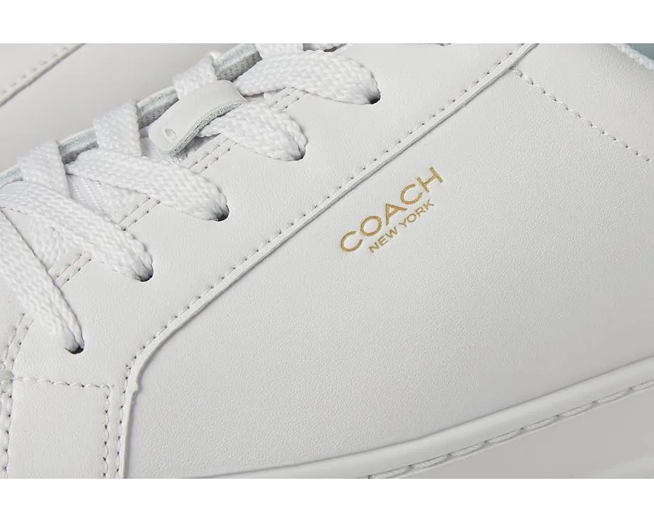 Кожаные кроссовки High Line Leather Sneaker от COACH с амортизированным воротником