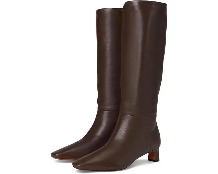 Высокие сапоги Vince Harlan с квадратным носком на удобном каблуке