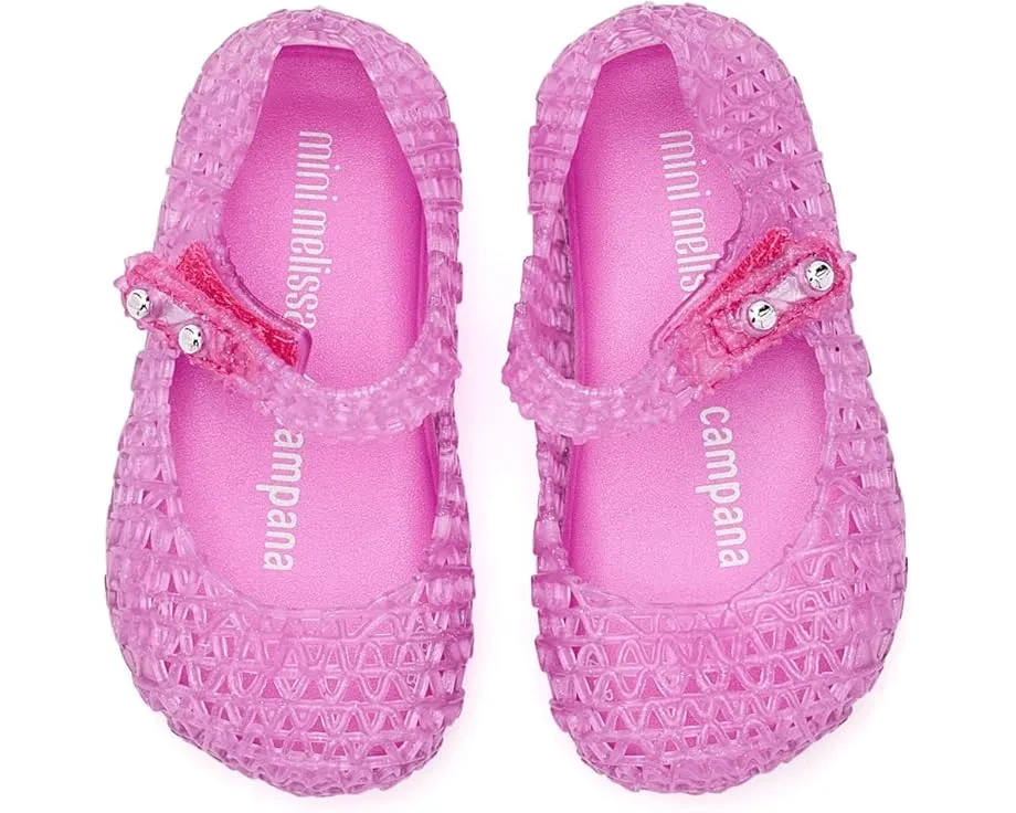 Обувь Mini Melissa Mini Campana Papel BB для малышей с ремешком на липучке