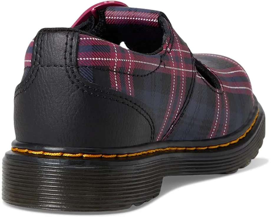 Туфли T-bar Dr. Martens Polley II J для детей с перфорацией