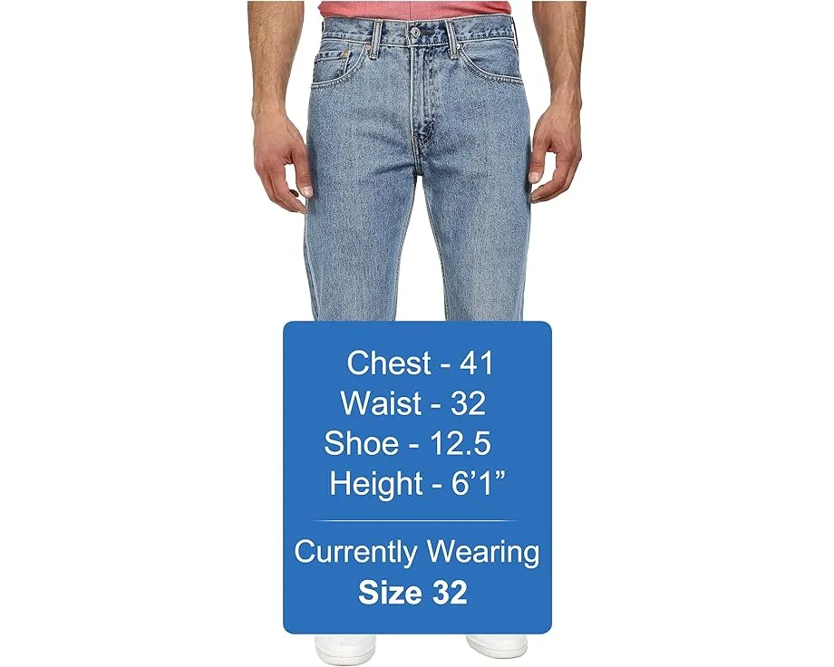 Levi's 505 Regular джинсы мужские классического прямого кроя из хлопка