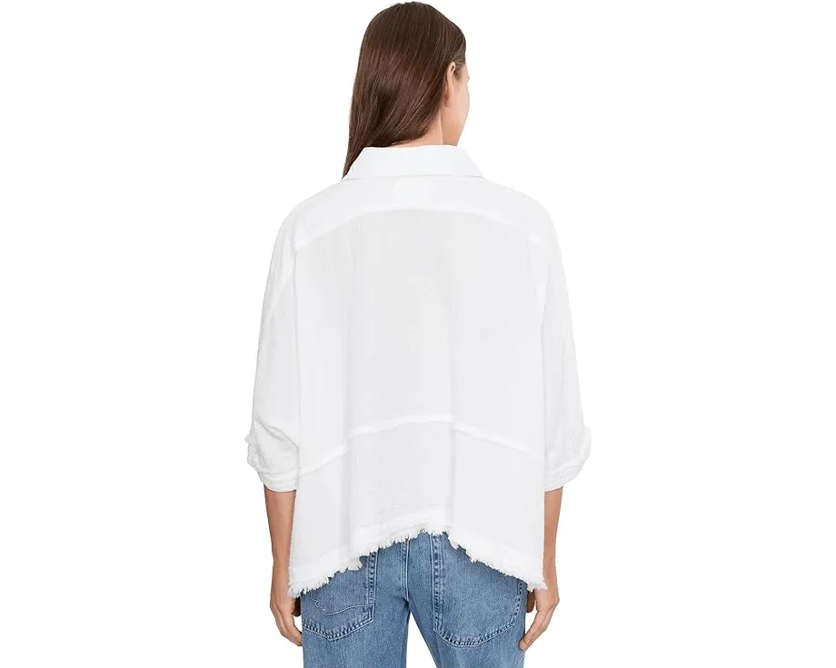 Топ Happy Days Free People корсетный в стиле деним