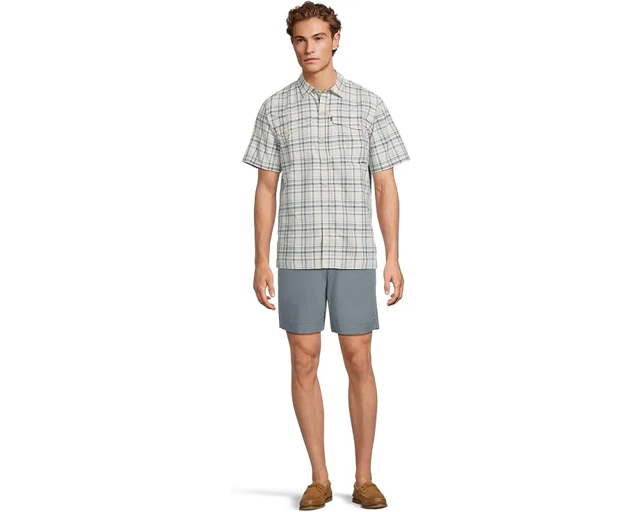 Рубашка L.L.Bean SunSmart Cool Weave с коротким рукавом и защитой от солнца UPF 50+