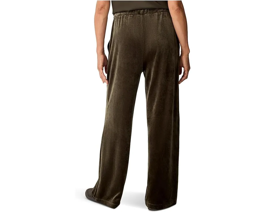 Широкие брюки Eileen Fisher Cozy Velour Knit из велюрового трикотажа