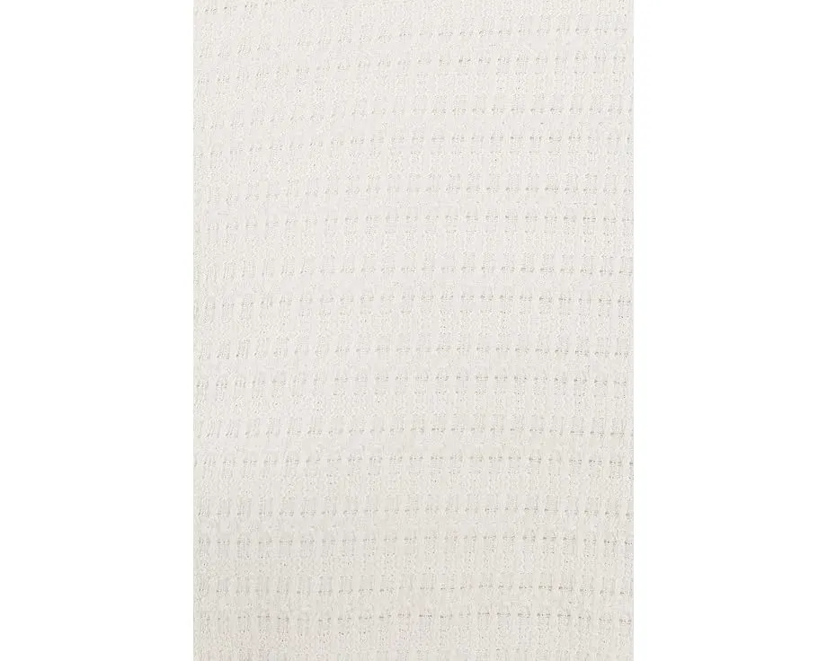 Топ CeCe с объемным рукавом пузырьком из фактурного трикотажа