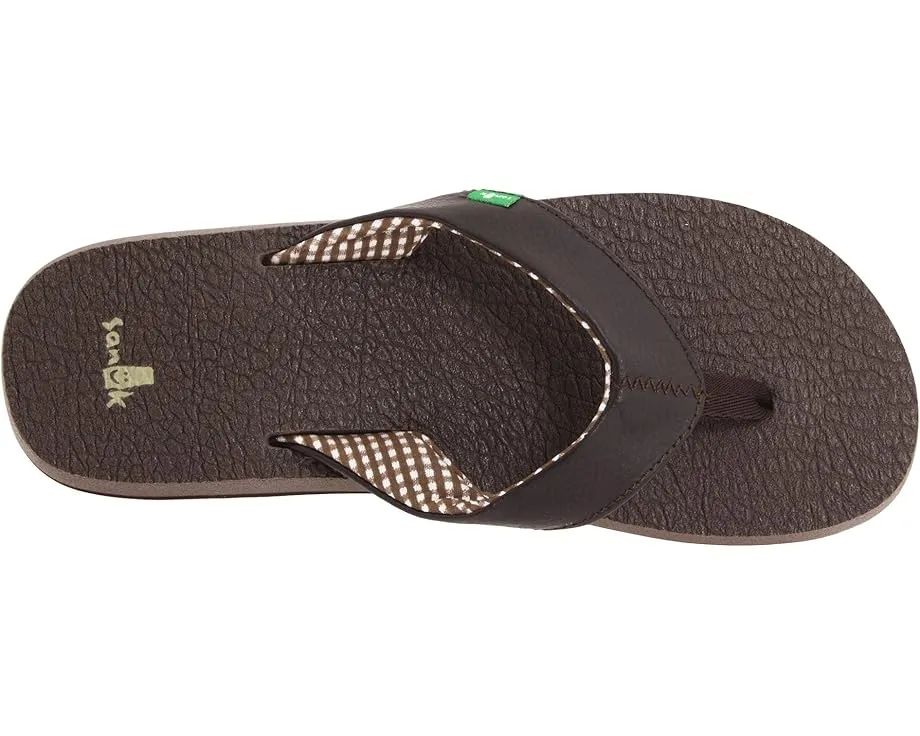 Сандалии Yoga Mat от Sanuk с мягкой стелькой из материала для йоги