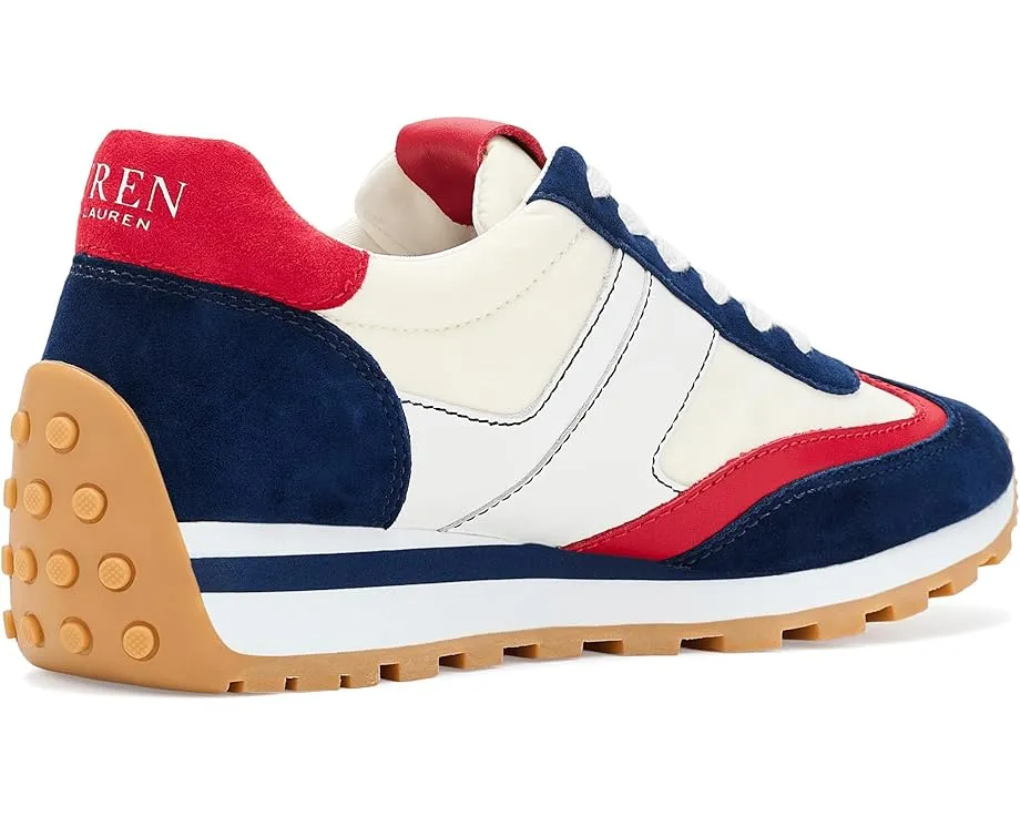 Кроссовки Lauren Ralph Lauren Dani из кожи и замши с контрастными вставками