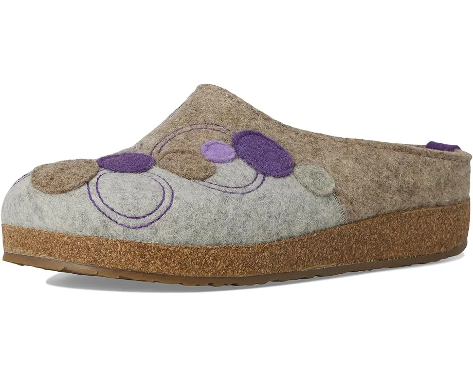 Кожаные клоги Haflinger Hawk с пробковой стелькой и ремешком