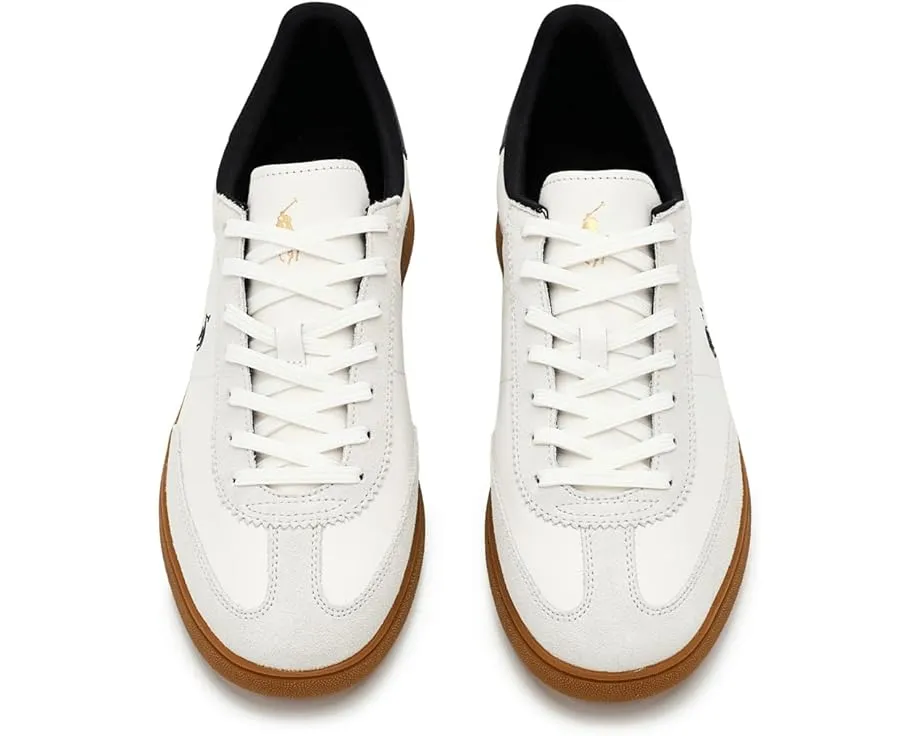 Polo Ralph Lauren Bedford кроссовки из кожи и замши с дышащей подкладкой