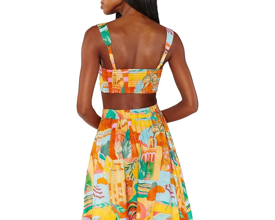 Кроп-топ Pisa Top от Show Me Your Mumu с квадратным вырезом и облегающим кроем