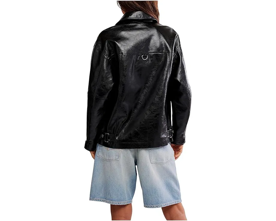 Куртка Free People Sloane Vegan из вощеного хлопка в утилитарном стиле