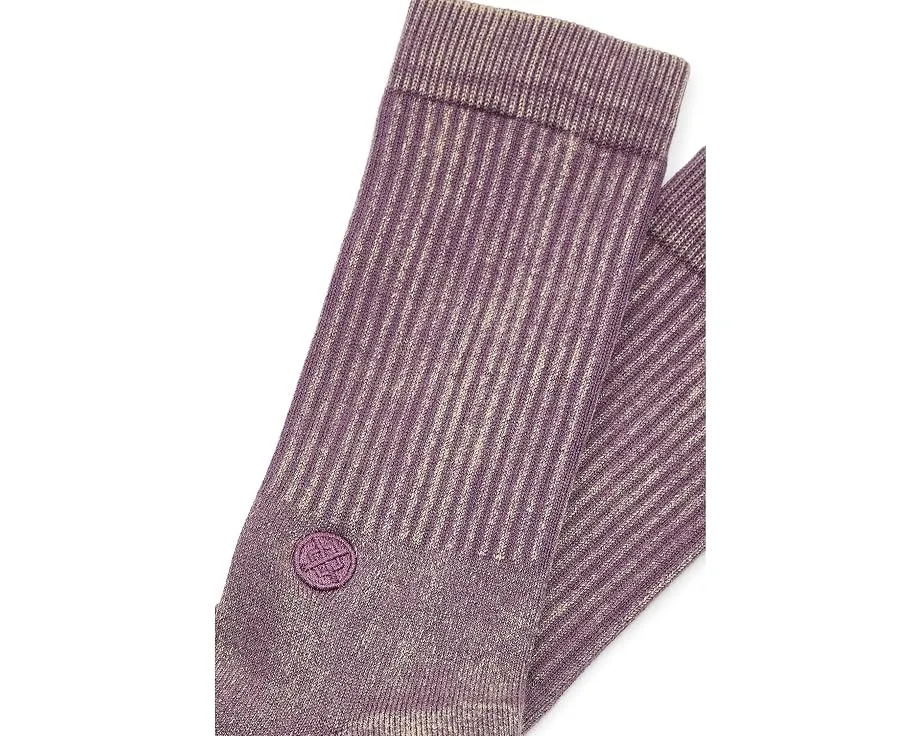 Носки Stance Icon Dyed Crew сливового цвета с амортизацией