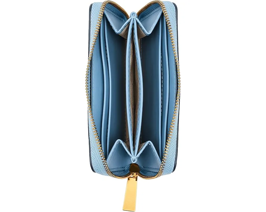 Картхолдер MICHAEL Michael Kors Jet Set Small Zip Around с тиснением