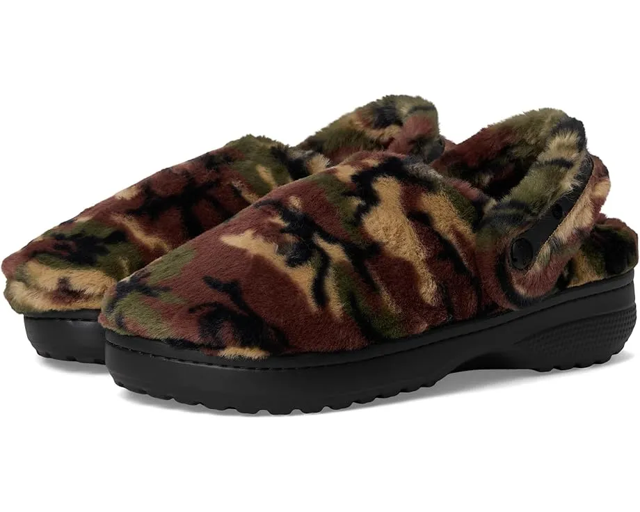 Кроксы Crocs Classic Unfurgettable с искусственным мехом и уютной стелькой