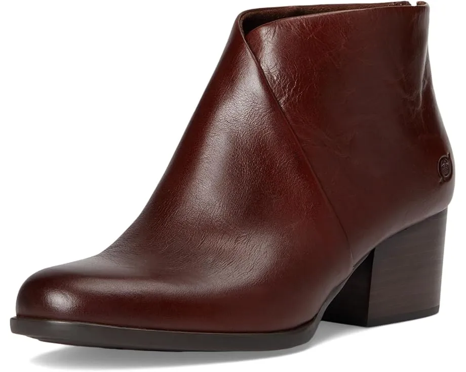 Ботильоны Born Kalie из итальянской кожи с перекрестным дизайном и квадратным каблуком