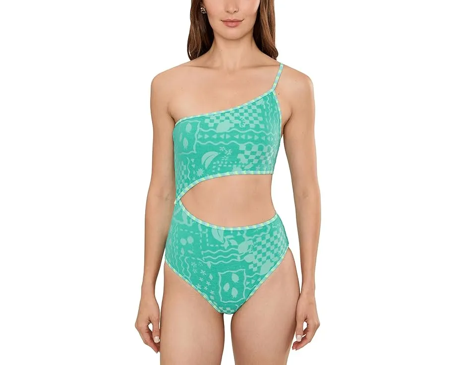 Beach Riot цельнокроеный купальник Liora с асимметричным вырезом и вырезом по центру