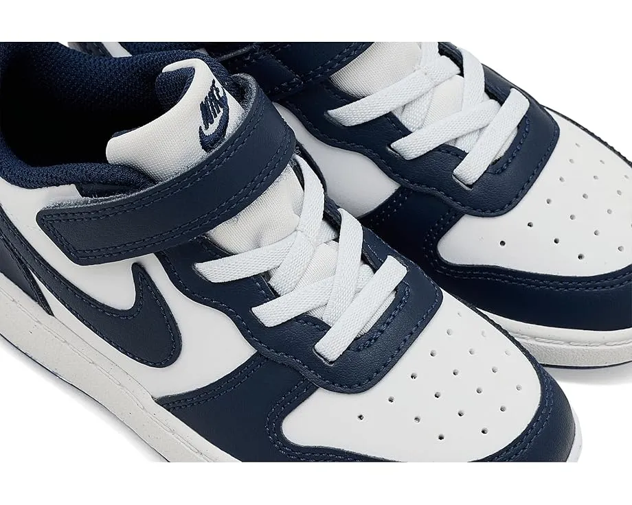 Кроссовки Nike Kids Court Borough Low Next Nature для малышей с липучкой и гибкой подошвой