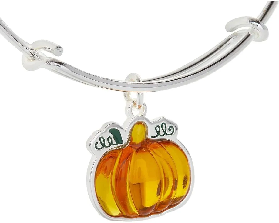 Браслет Pumpkin от Alex and Ani из серебряного покрытия с подвесками