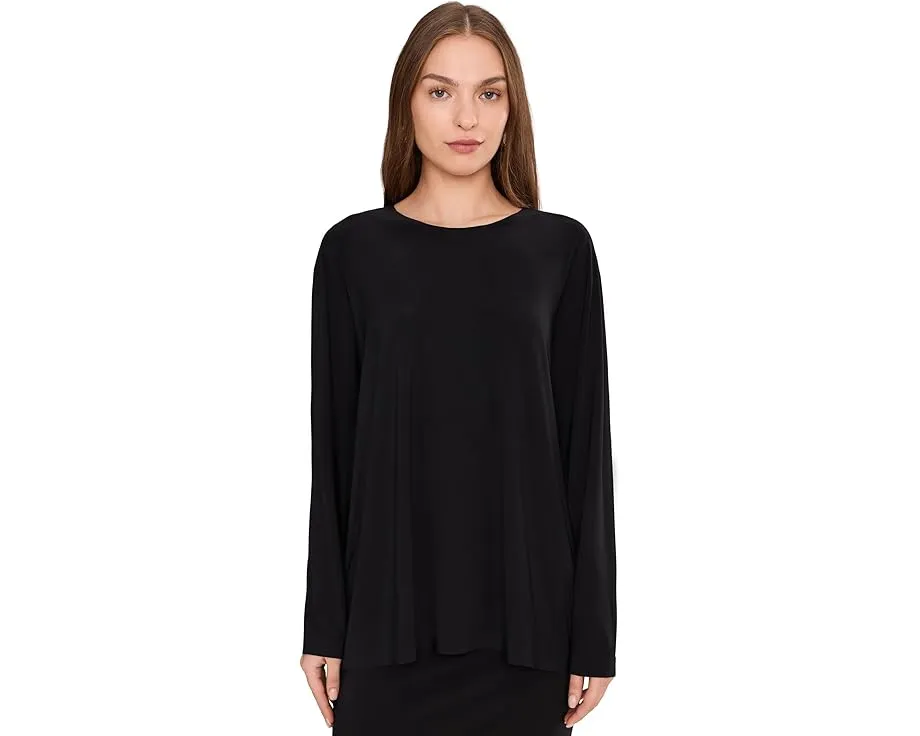 Нормовый топ Norma Kamali с длинными рукавами и свободным кроем