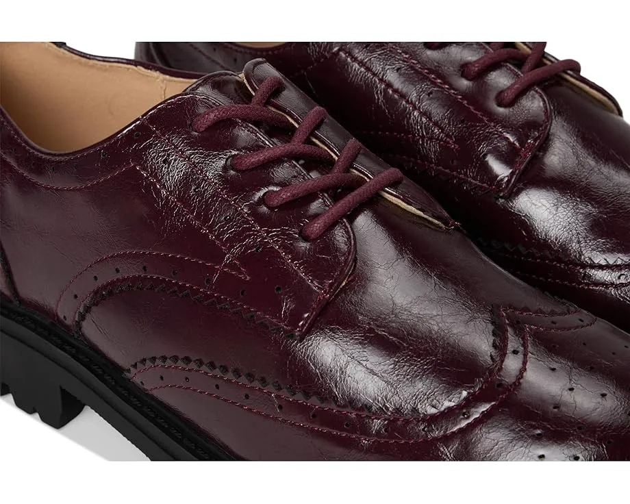 Оксфорды Claudiya на массивной подошве с перфорацией от Journee Collection