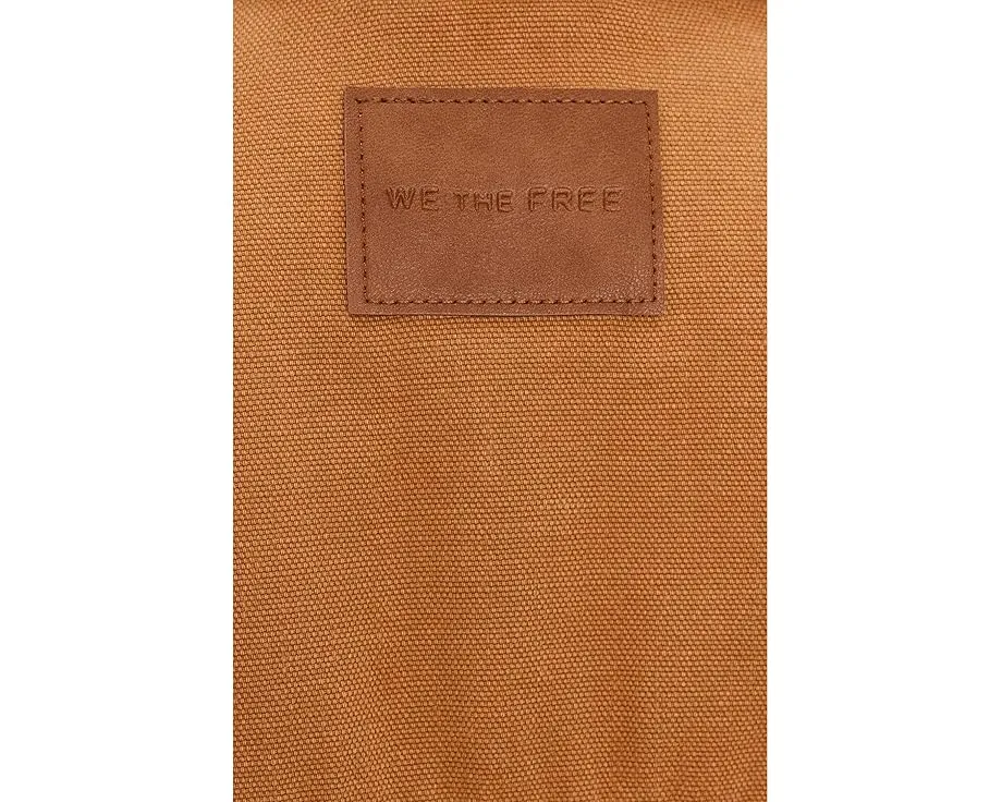 Джинсовая куртка We The Free Lemon от Free People oversize с контрастным воротником