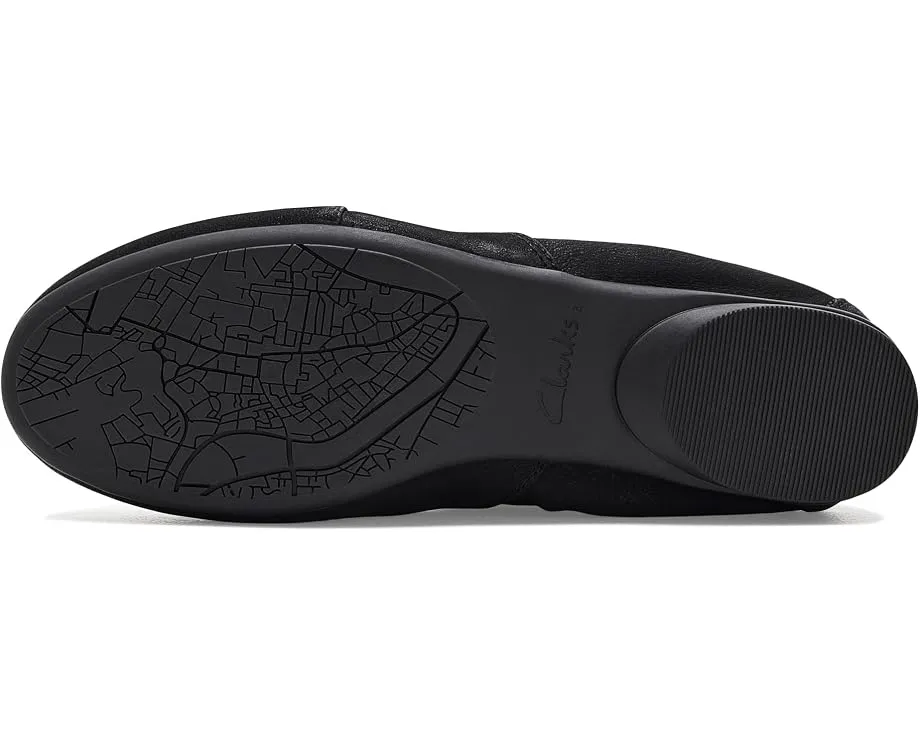 Туфли Clarks Rena Way на плоском ходу из кожи