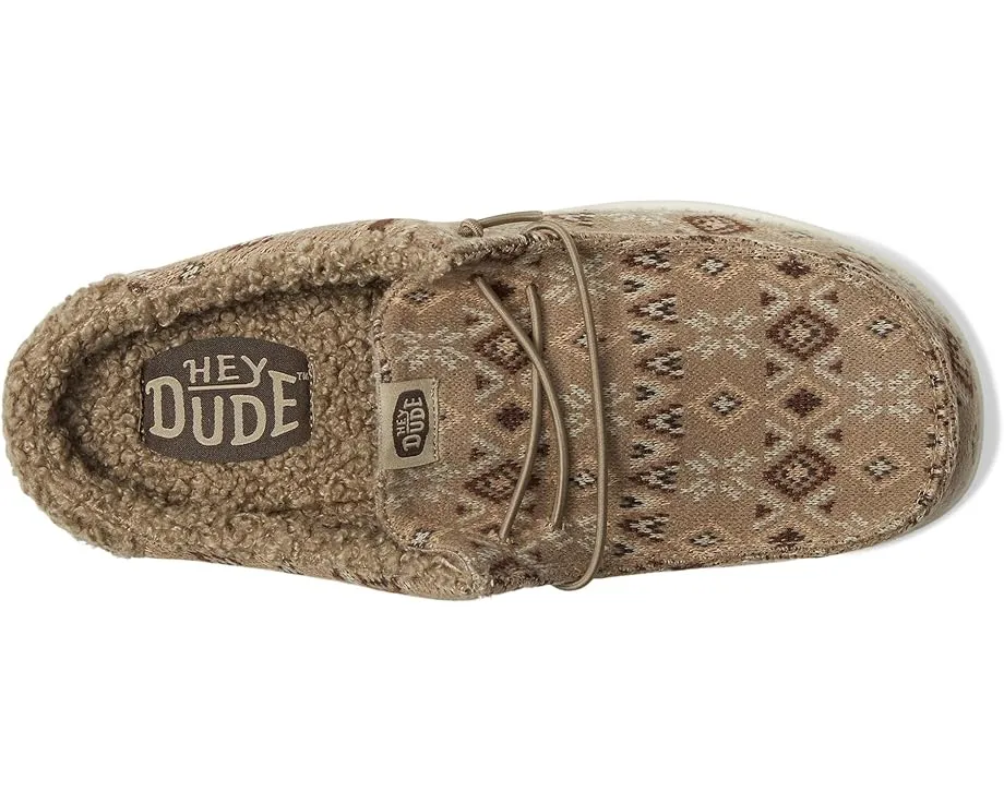 Hey Dude Wally Slip Sweater слипоны с флисовой подкладкой для холодной погоды