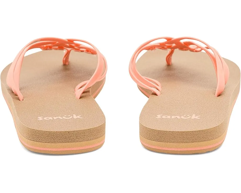 Sanuk Yoga Sandy II сланцы с несколькими ремешками и стелькой из пены с эффектом памяти