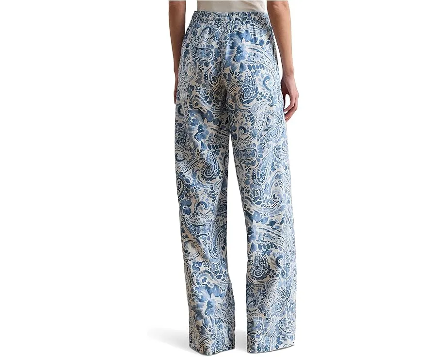 Брюки широкие Льняные с пайсли Paisley Linen Wide-Leg Lauren Ralph Lauren