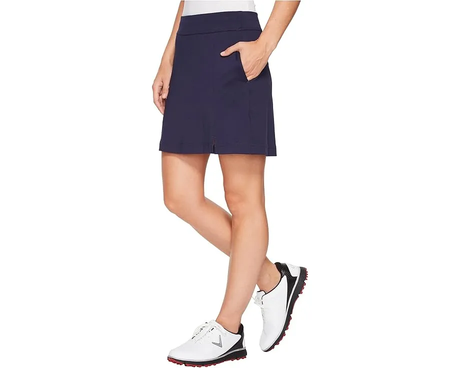 Юбка-шорты Callaway Golf Opti-Dri Knit 17 дюймов с защитой от солнца UPF 50+