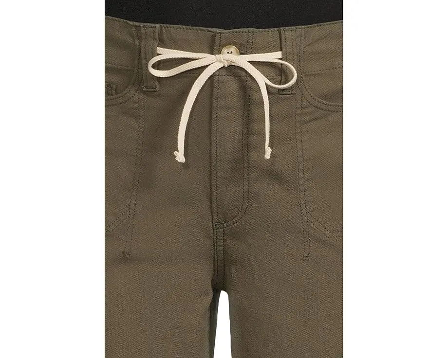 Брюки Paige Ari With Waistband Tie And Stitch Thru Pockets In Vintage Forester Green