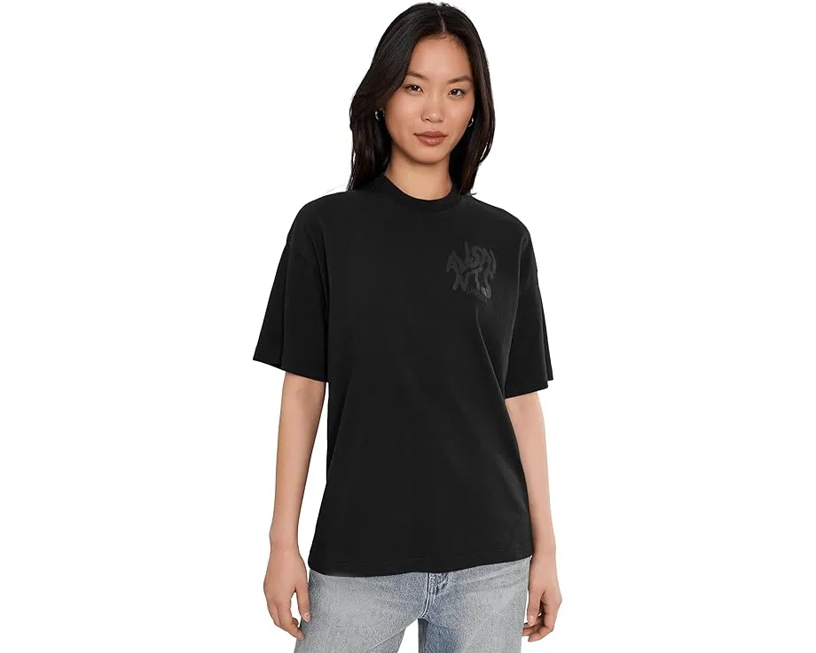 Футболка AllSaints Orlando Etta с круглым вырезом и свободным кроем