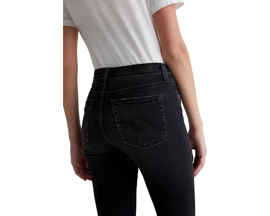 Джинсы AG Jeans Farrah с завышенной талией и укороченным расклешенным кроем Boot
