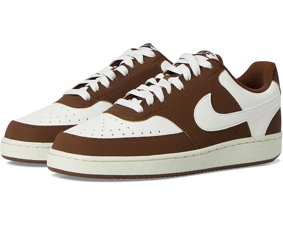 Кроссовки Nike Court Vision Low из искусственной кожи с перфорацией