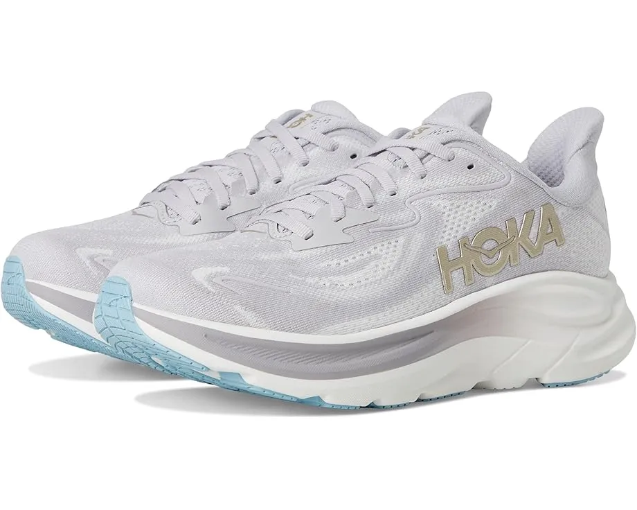 Беговые кроссовки Hoka Clifton 10 с амортизацией и дышащим жаккардовым верхом