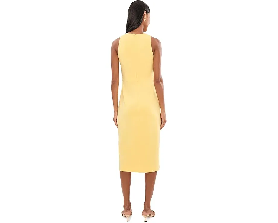 Платье миди Halter Ruffle Midi от Adrianna Papell с рюшами
