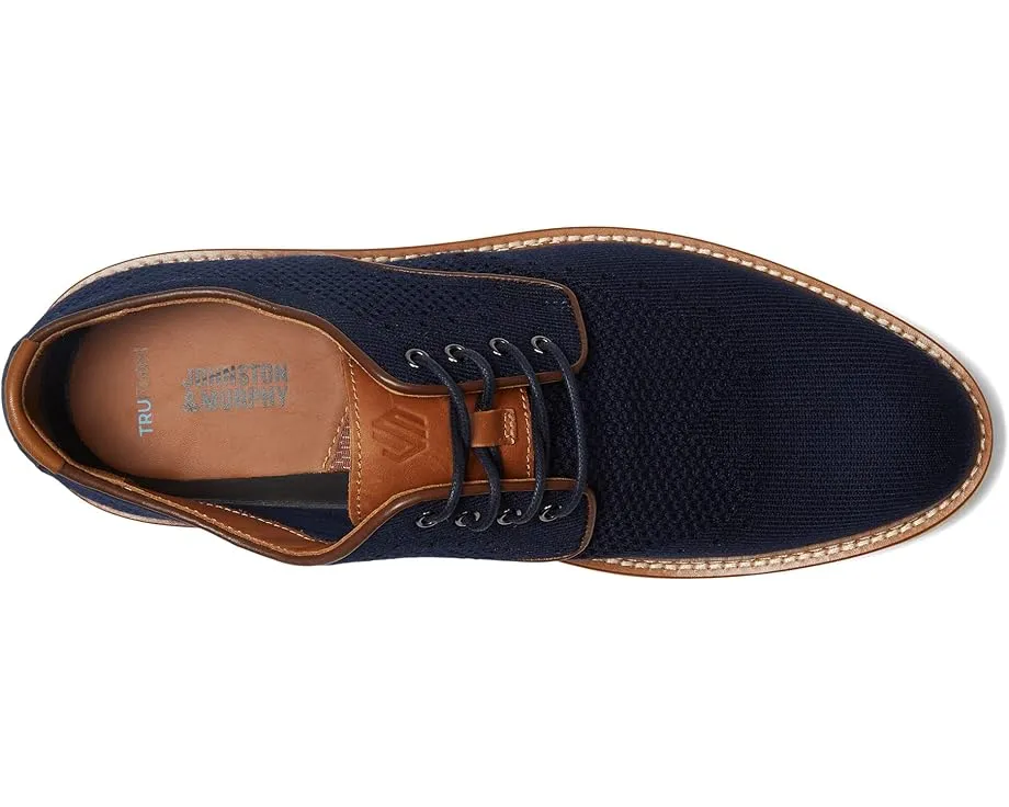 Johnston & Murphy оксфорды Upton Knit Wing Tip с памятью формы
