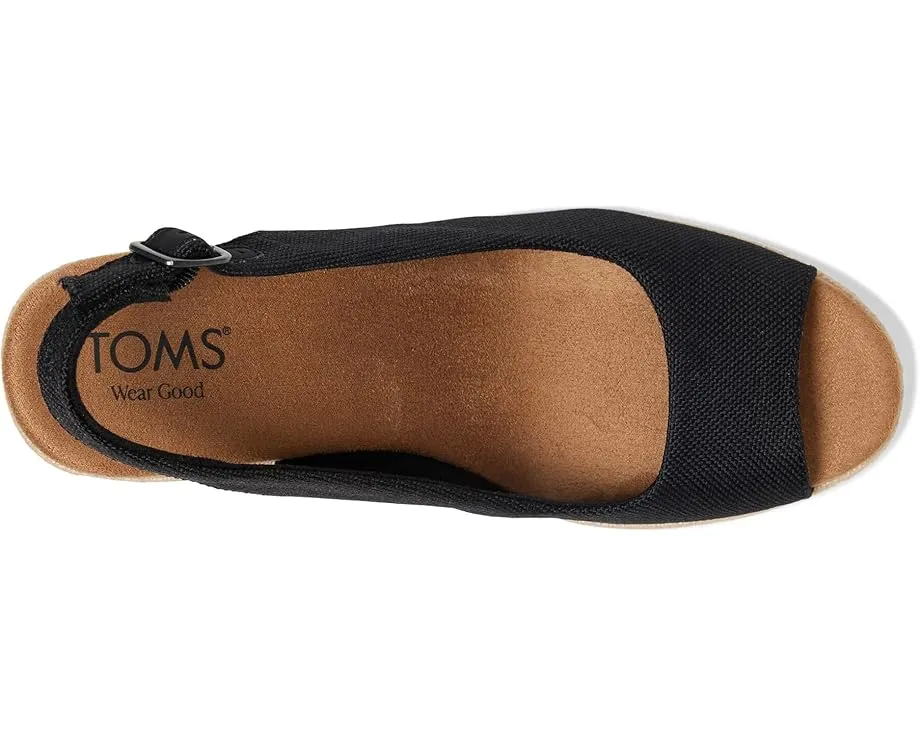 Сандалии Camilla на танкетке из джута с регулируемой пряжкой