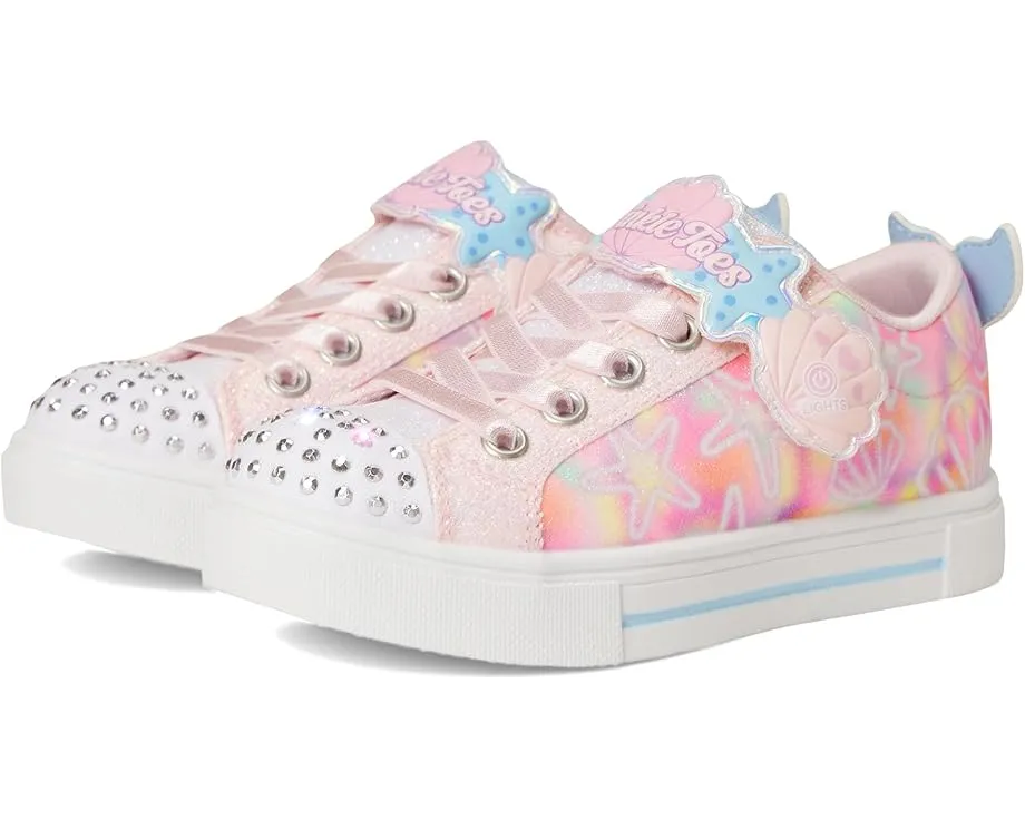 Детские кроссовки Skechers Twinkle Sparks Underwater Magic со светящимся носком